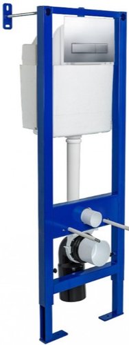 Инсталляция для унитаза Berges Wasserhaus Atom Line 410 040338 (с кнопкой)