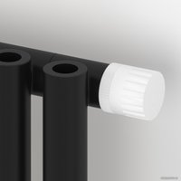 Стальной трубчатый радиатор Сунержа Эстет-0 EU50 правый 1200х225 5 секций (матовый черный)