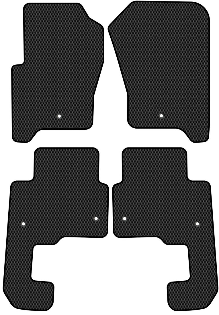 

Комплект ковриков для авто Alicosta Land Rover Discovery IV (suv / L319) 2009 - 2017 (черный, ромб)