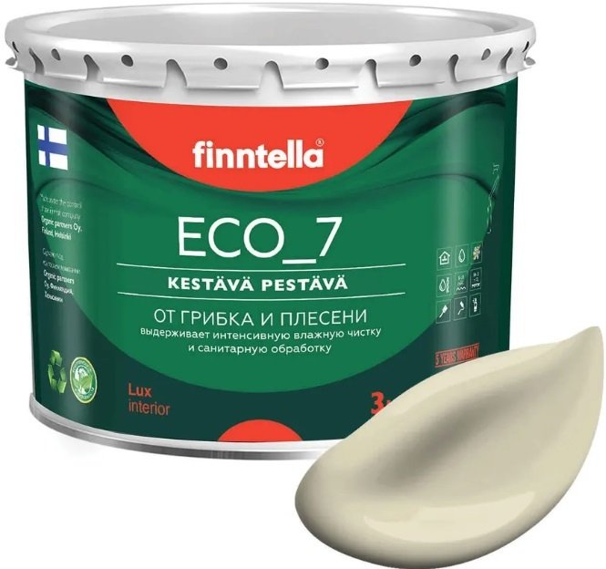 

Краска Finntella Eco 7 Vehna F-09-2-3-FL071 2.7 л (светло-песочный)