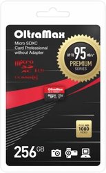 Premium Series microSDXC 256GB OM256GCSDXC10UHS-1-PRU3 W