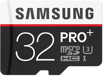 Samsung microSDHC Pro Plus UHS-1 U3 Class 10 32GB + адаптер [MB-MD32DA]