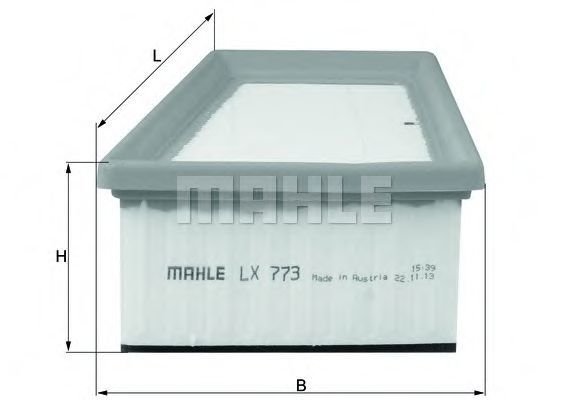 

Воздушный фильтр Mahle Knecht LX773