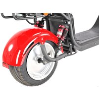 Электроскутер White Siberia CityCoco WS-Pro Max 3950W 21Ah (с красными брызговиками)