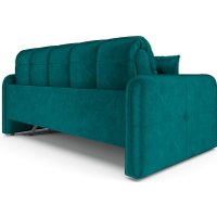 Диван Мебель-АРС Аккордеон Свег НПБ 155x200 (бархат сине-зеленый Star Velvet 43 Black Green)