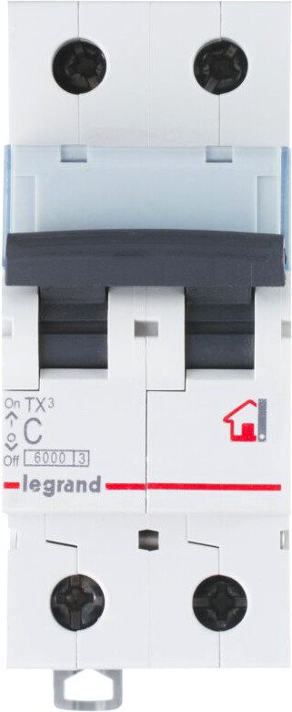 

Выключатель автоматический Legrand TX3 2P 10A B 6kA 2M 403984