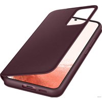 Чехол для телефона Samsung Smart Clear View Cover для S22+ (бургунди)