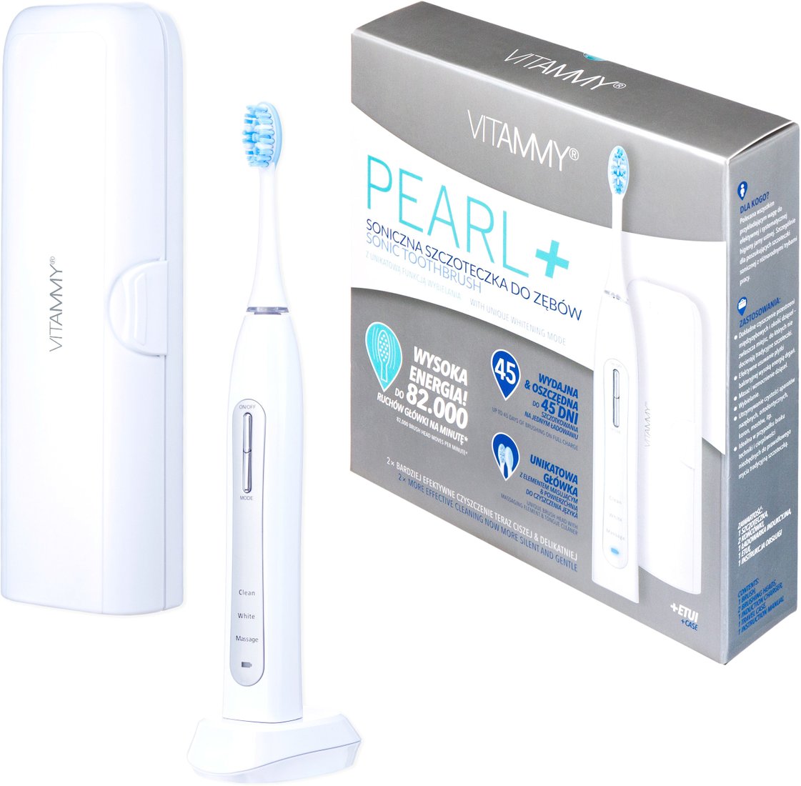

Электрическая зубная щетка Vitammy Pearl+