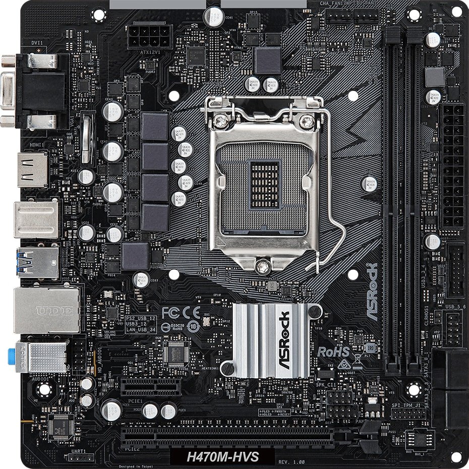 

Материнская плата ASRock H470M-HVS