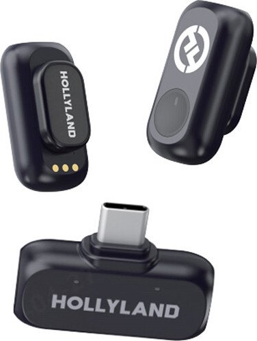 Радиосистема Hollyland LARK A1 Mini Duo USB-C (темно-серый)