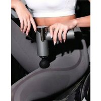 Перкуссионный массажер Miru BM-19 (4 насадки, серый)