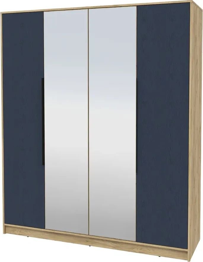 

Шкаф распашной Интерлиния Концепт КТ-Ш4з Глосс (дуб золотой/дуб королевский)