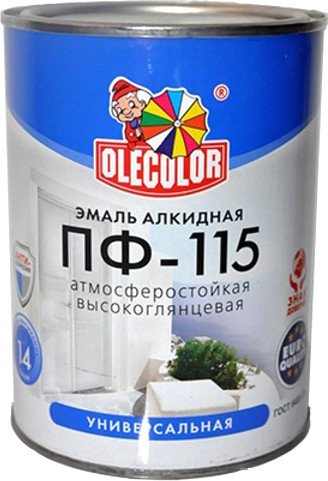 

Эмаль Olecolor ПФ-115 1.9 кг (белый)