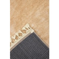 Ковер для жилой комнаты Karven Post Dokuma Sacakli 160x230 KV 035 (Cappucino/капучино)