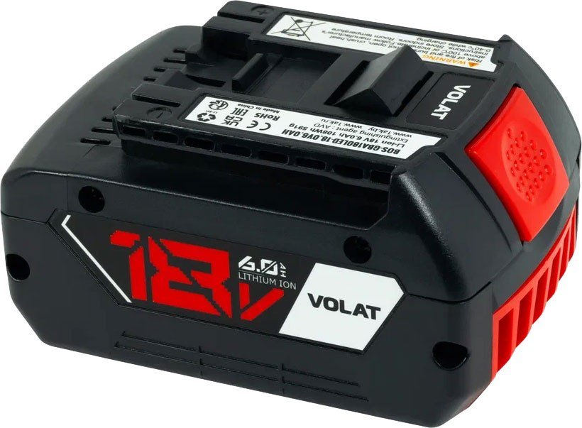 

Аккумулятор VOLAT VT-BOS-GBA180-18.0V6.0AH (18В/6 Ah)
