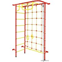 Детский спортивный комплекс Пионер 8 (красный/желтый)