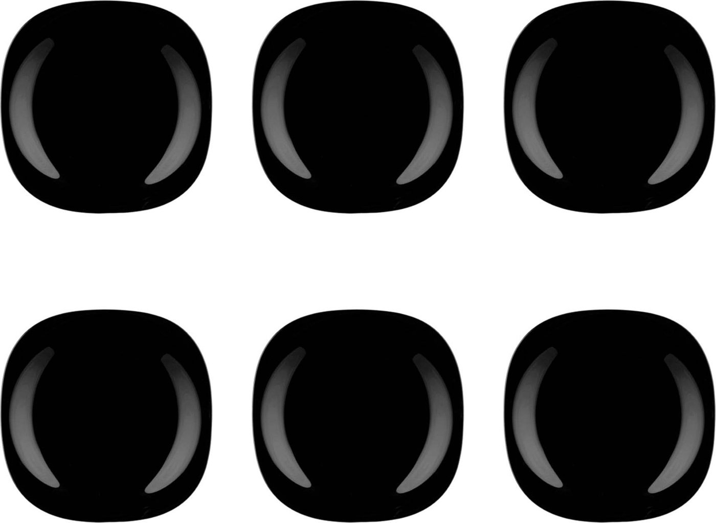 

Набор тарелок Luminarc Carine Black L9816-ECOM (6шт)