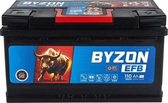 Автомобильный аккумулятор BYZON EFB R+ (110 А·ч)