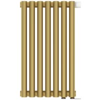 Стальной трубчатый радиатор Сунержа Эстет-00 EU50 500х315 7 секций (матовое золото)
