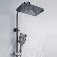 Душевая система  Shevanik S4436T (оружейная сталь)