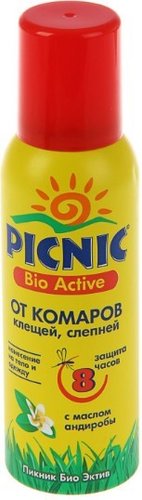 Аэрозоль против вредителей Picnic Bio Activ (125 см3)