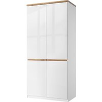Шкаф-купе Anrex Taurus 2DG H (белый/дуб вотан)