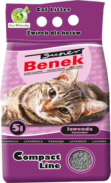 

Наполнитель для туалета Super Benek Compact Lawendy 5 л