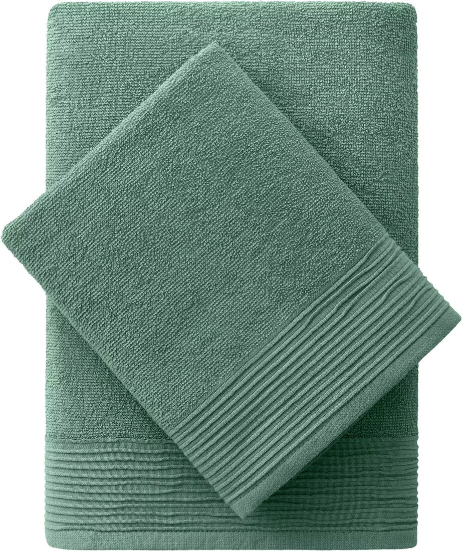 

Полотенце Самойловский текстиль Палитра Махра 50х90 300г (эвкалипт)