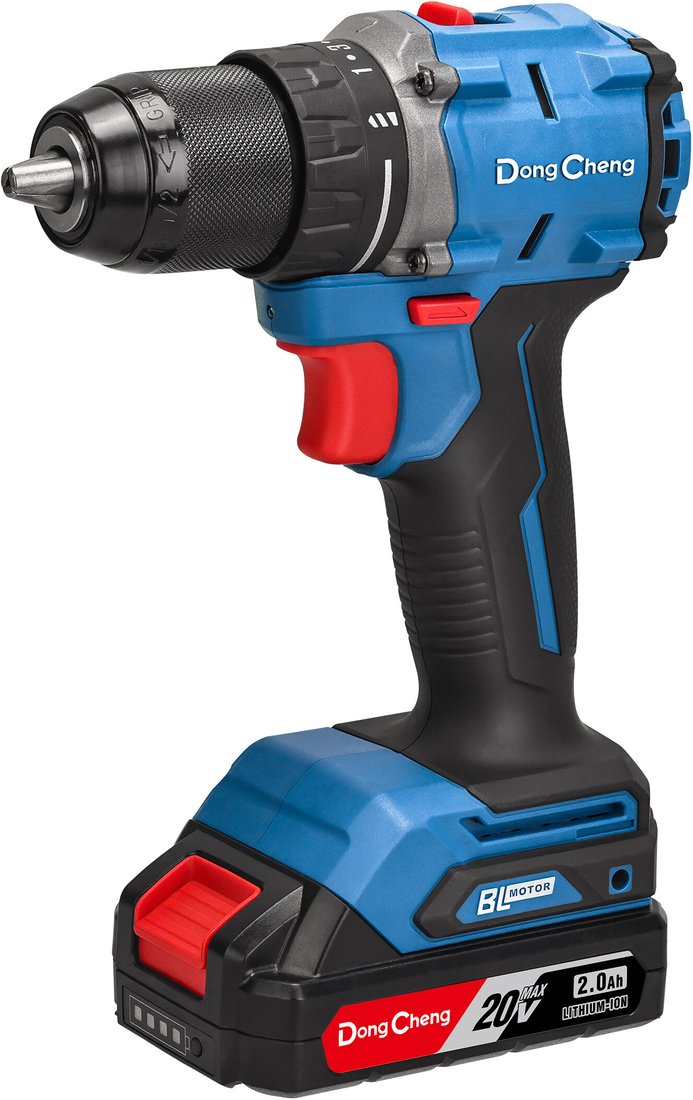 

Дрель-шуруповерт DongCheng DCJZ2060 Type AM (с 2-мя АКБ, кейс)