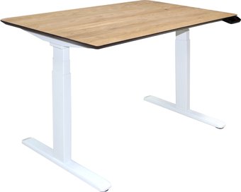 ErgoSmart Wooden Unique Ergo Desk 1300х750х27 мм (дуб натуральный/белый)