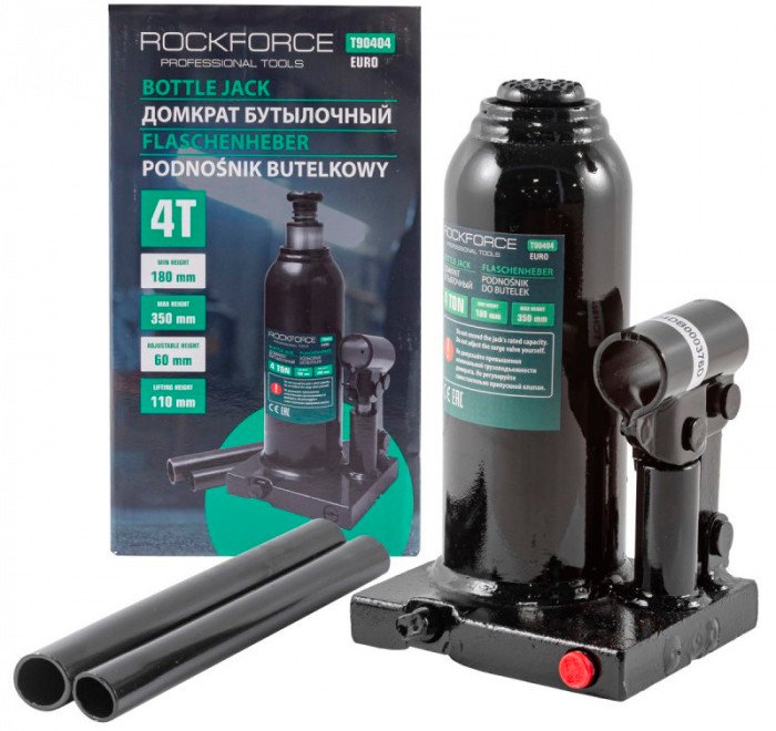 

Бутылочный домкрат RockForce RF-T90404(Euro) 4т