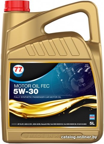 Моторное масло 77 Lubricants FEC 5W-30 5л