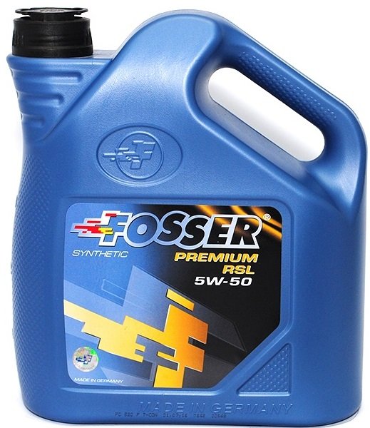 

Моторное масло Fosser Premium RSL 5W-50 4л