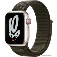 Ремешок Apple Nike Sport Loop ML2V3 (41 мм, хаки, размер R)