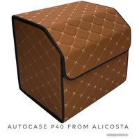 Органайзер автомобильный Alicosta P40 (экокожа, рыжий)