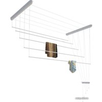 Сушилка для белья Лиана потолочная, пластик белый, 2.3 м