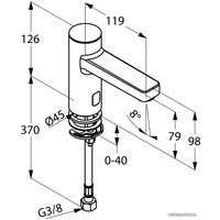 Смеситель Kludi Zenta 3810505