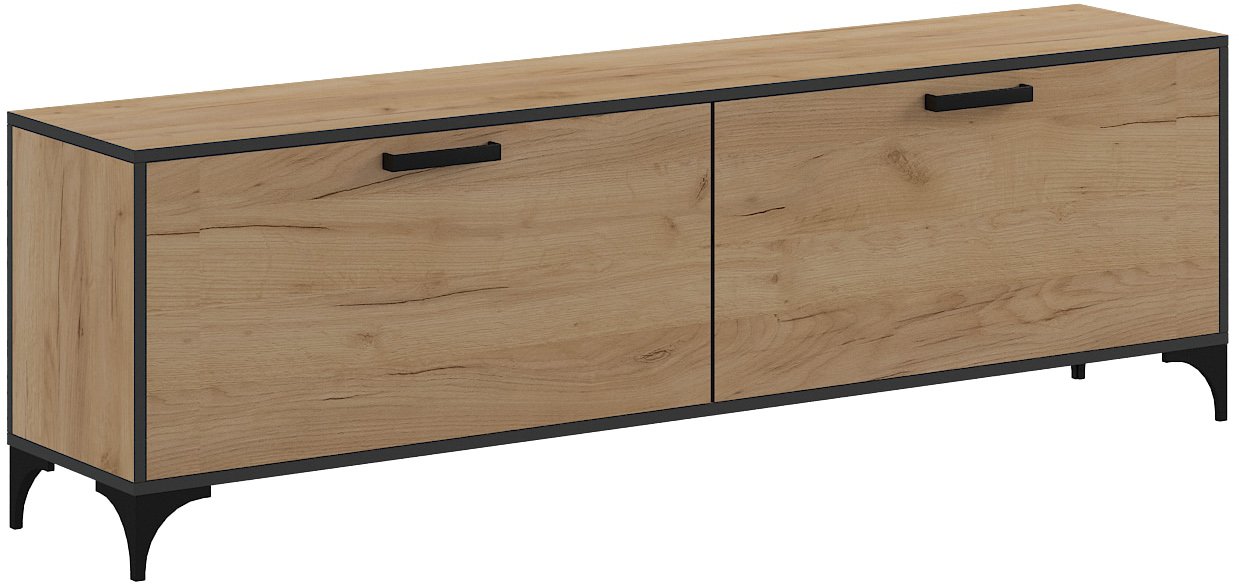 Тумба Genesis Мебель Оскар Лофт ТВ (дуб золотой)