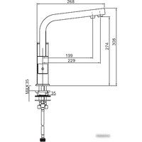 Смеситель Gappo G4307-5