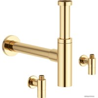 Вентиль Wellsee Drainage System 182148001, угловой (2 шт, золото)