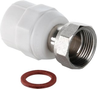 

Фитинг Valtec Муфта с накидной гайкой 20х1/2" [VTp.708.0.02004]