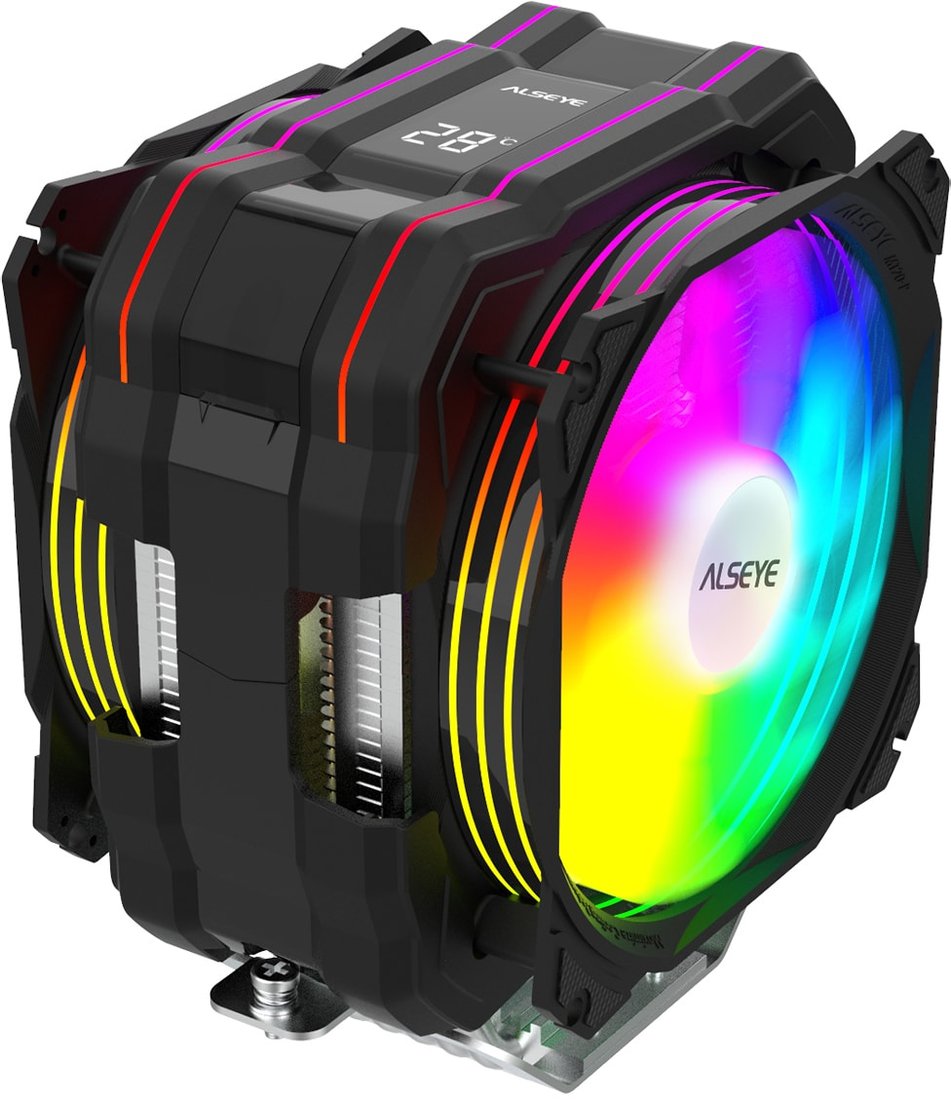 

Кулер для процессора ALSEYE M120D Plus (черный)