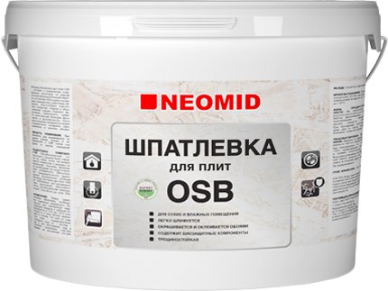 

Шпатлевка Neomid для плит OSB (1.3 кг)