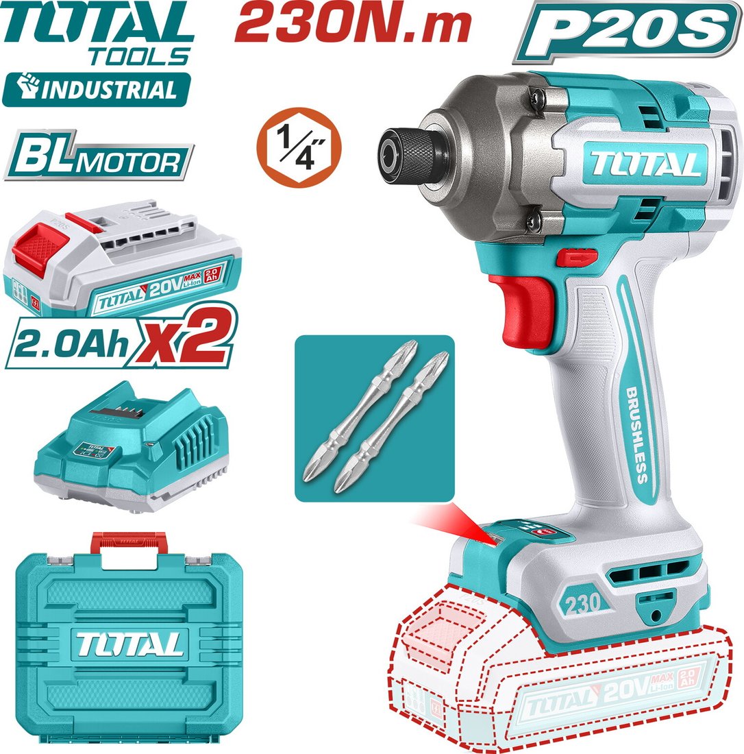 

Винтоверт Total TIRLI2023 (с 2-мя АКБ, кейс)