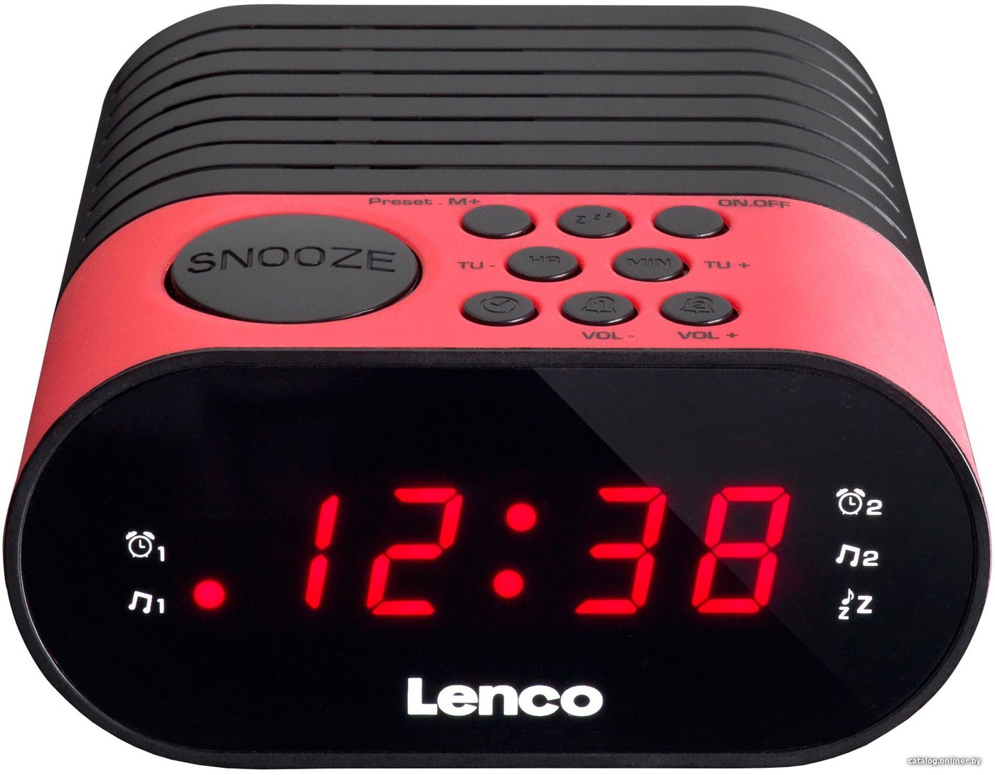 Настольные часы Lenco CR-07 (розовый)