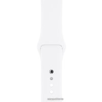 Умные часы Apple Watch Series 2 42mm Silver with White Sport Band [MNPJ2]