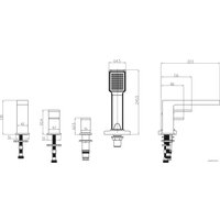 Смеситель Omnires Baretti BA7832BL