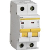 Выключатель автоматический IEK ВА47-29 2Р 6А 4.5кА D MVA20-2-006-D