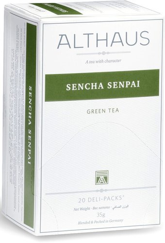 Зеленый чай Althaus Deli Packs Sencha Senpai 20 шт
