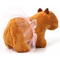 Классическая игрушка Pomposhki Капибара с цветочком 10128062